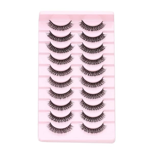 10 paria 3D Mink DD Curl venäläisiä tekoripsiä TK01