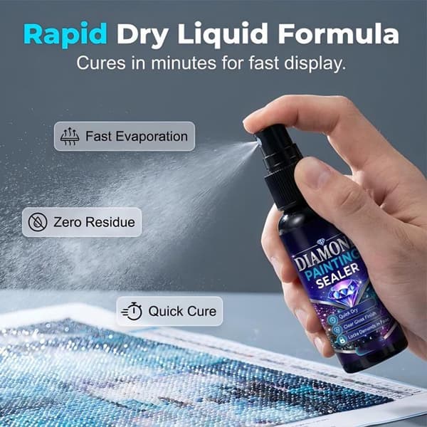 Diamond Art Limförseglingsspray, Diamond Sealer, Diamond Sealer Spray (3-pack)