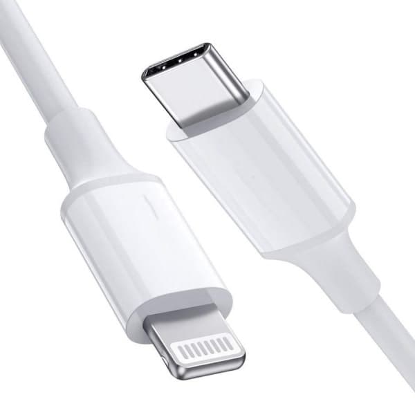 USB-C till Lightning-kabel iPhone Snabbladdare 2M Vit 10-pack
