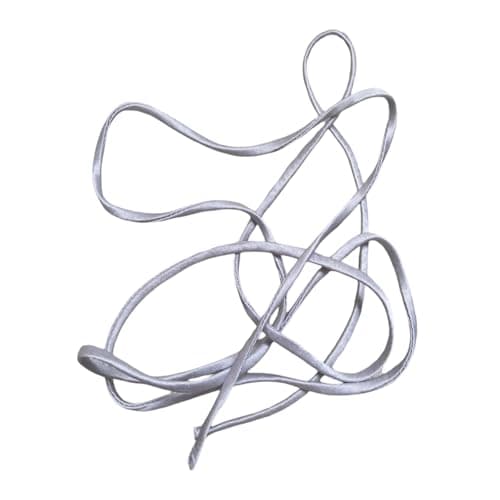 Satinband justerbar korsettbaksida, ljusgrå Light Grey