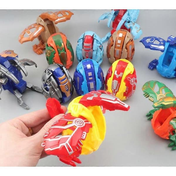 Transformerende Dinosaur Egg Leke, Dyre Deformasjon Egg Figurer, Dinosaur Action Leke for Barn 5pcs