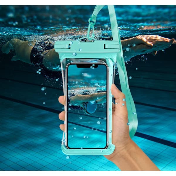 6,5'' universelt vanntett mobildeksel, IPX8 vanntett mobildeksel vann