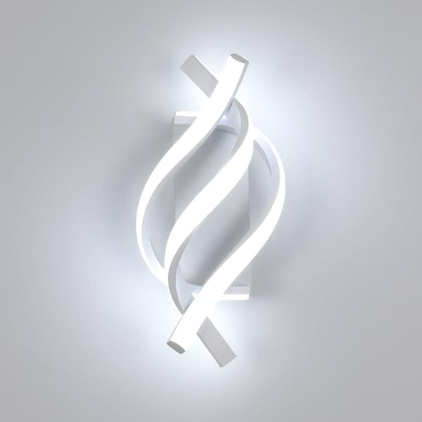 2-pack LED-vägglampor 21W inomhus, kallvit 6500K, modern design, för badrum, vardagsrum, sovrum