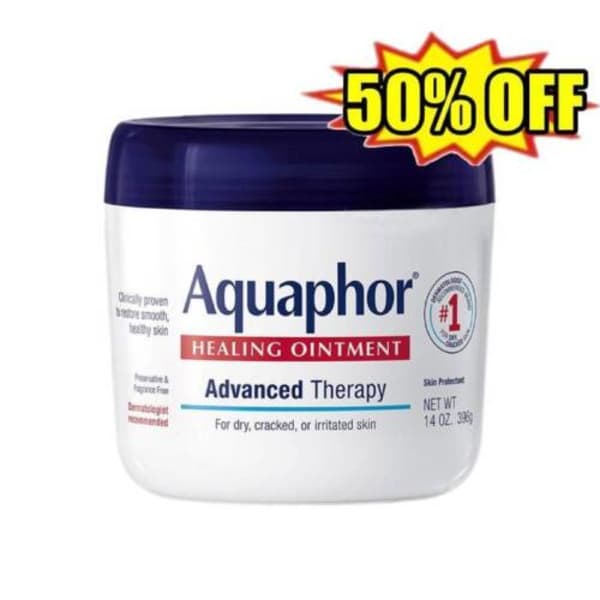 Aquaphor Advanced Therapy Healing Ointment, 14 Ounce Jar