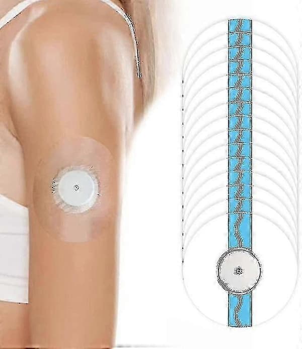 Libre 3 Sensor Skydd 10-100 Pack - Vattentäta Självhäftande Plåster, Transparent, Skyddande Hud, Medicinskt Sensorplåster 10PCS