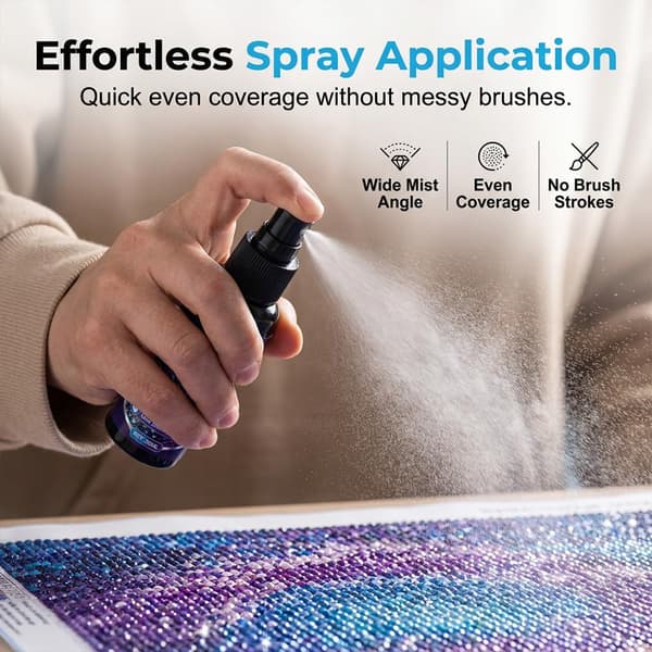 Diamantmålningsförseglingsspray, 2026 Ny diamantkonstförseglare (2, 100 ml) 2 100 Ml