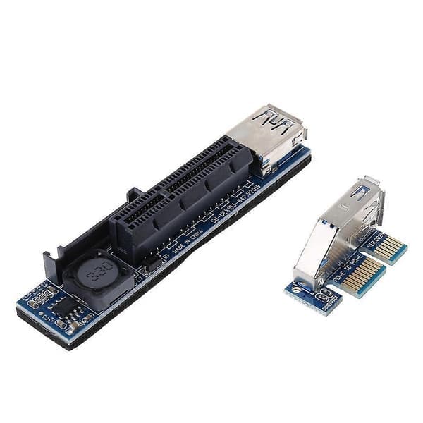 Usb3.0 Adapterkort PCI-E1X til X4 PCI E Grafikkort Forlængerkabel Adapter