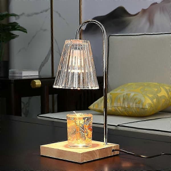 Aromaterapi Smeltevoks Lampe Dimbar Nattlys Bordlys Lysestakevarmer Lampe