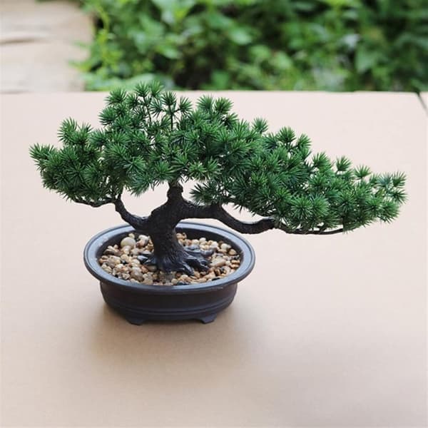 Kunstige planter - Kunstig fyr - Bonsai dekoration simulationstræ