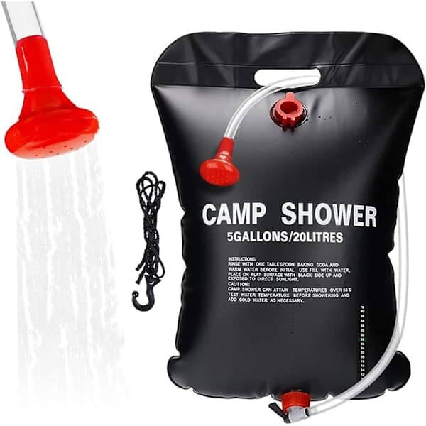 20L Campingdusjpose Utendørs Solenergi Bærbar Dusjpose