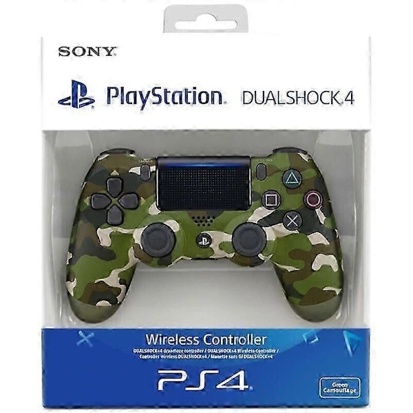 2025 Virallinen Sony PlayStation DualShock 4 V2 langaton ohjain PS4:lle - Camouflage Green camo green