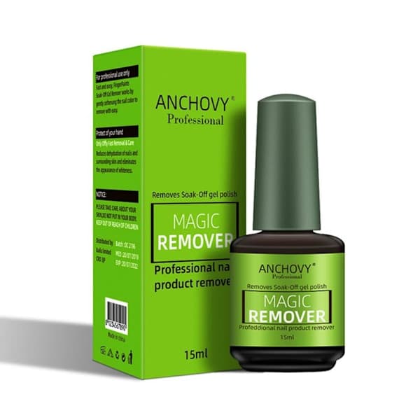 Magic Remover Manikyr Nagelgellack Soak Cleaner Nagellackborttagning
