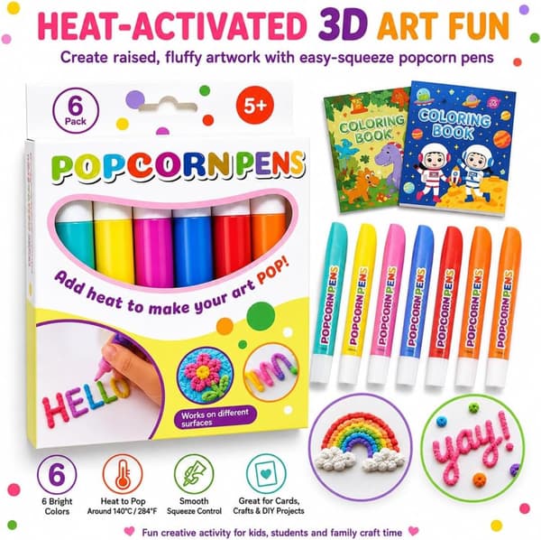 Findnexo 3D Relieff Kunstpenn (2 ESKER) 2 BOXES