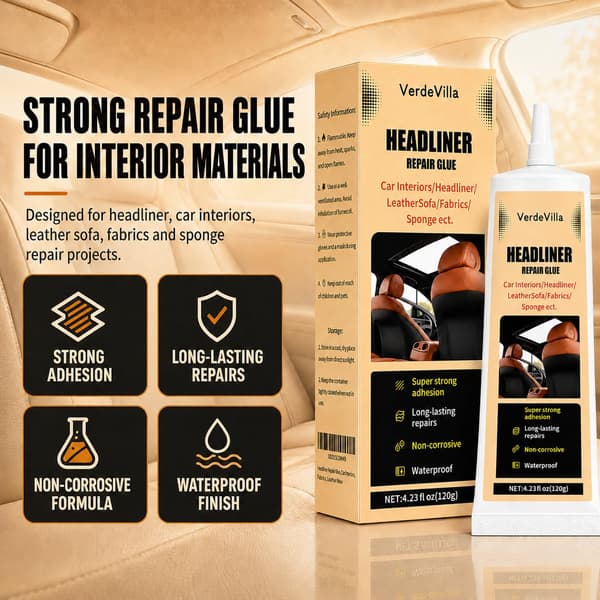 Loftbeklædningslim, 120ML Bilinteriør Reparationslim