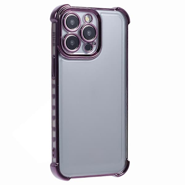 Etui til iPhone 15 Pro Max Transparent TPU Mobil Etui Sødt Sidehjerte