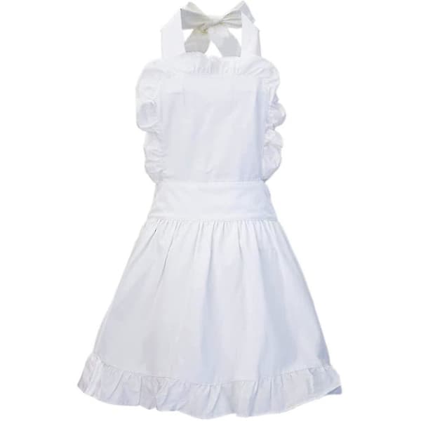 Mode Vintage Förkläde Volang Retro Förkläde Matlagning Kök Sött Förkläde För Kvinnor