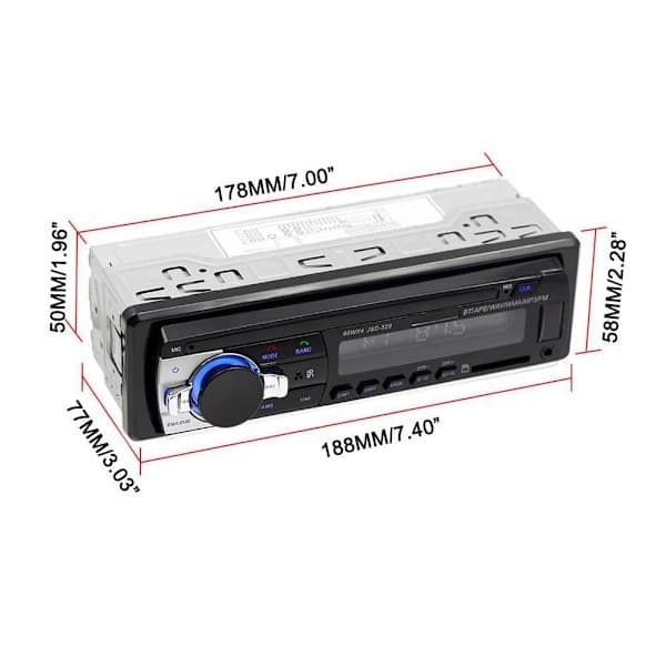 DIN Bluetooth-autostereot Handsfree Hot C1 {JSR}