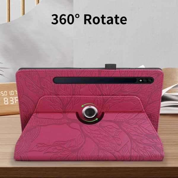 Etui til Samsung Galaxy Tab S9 Fe Plus 12.4 2023 - Rød