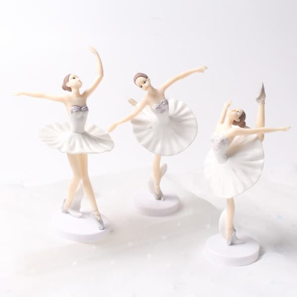 3 stk. Ballerina Kagepynt