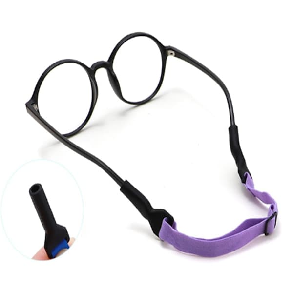 Elastiska glasögonsnören - Justerbara sportremmar 2-pack