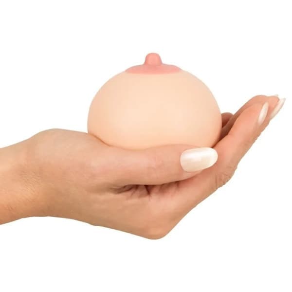 2 - Pack - Tutte - Stressboll / Klämboll / Bröst / Stresskudde Beige