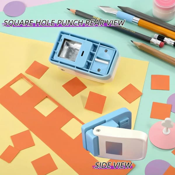 1 tuuman neliörei'itin, lukittava vipu 1-Inch Square Punch