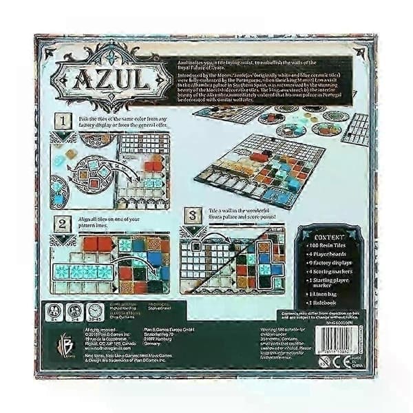 Azul Brädspel, Nyförseglad, 2-4 Spelare