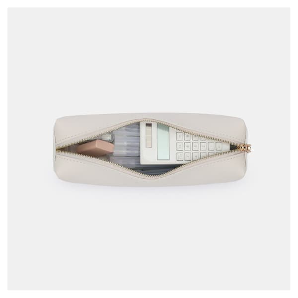 Pennfodral i PU, beige