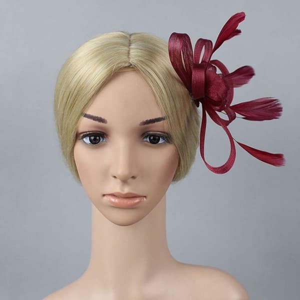Hårklämmor för tebjudning Fascinator Hårklämmor Bröllopsnål Fascinator