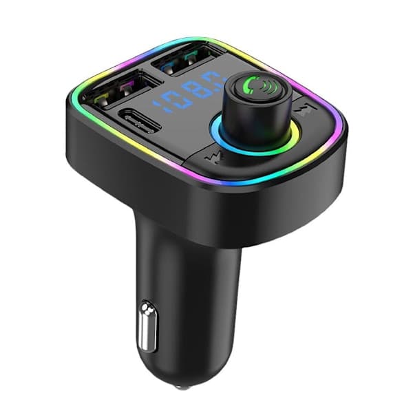 Håndfri Bluetooth FM-sender bilsæt radio MP3-afspiller/USB-oplader HOT