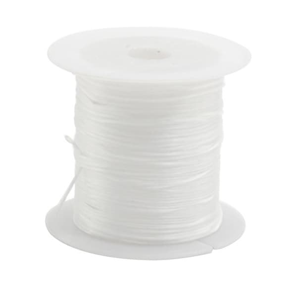 1 rull 10m sterk elastisk snorperler DIY