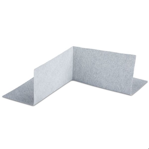 3D non-woven yttre hörn, tätningshörna för balkong, badrum, dusch, LEVEL+ G03 - 20 stycken Grå