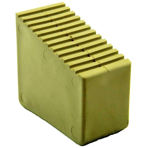 Gummifötter för stegstege, tränummer, stegpinnar 3-8, Liten HALBAU HB40 - 4 st sand färg