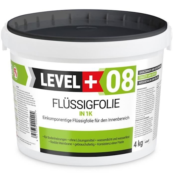 Vätsketätning - LEVEL - RM08 - 1K - Grå - 16KG - Vattentålig Grå