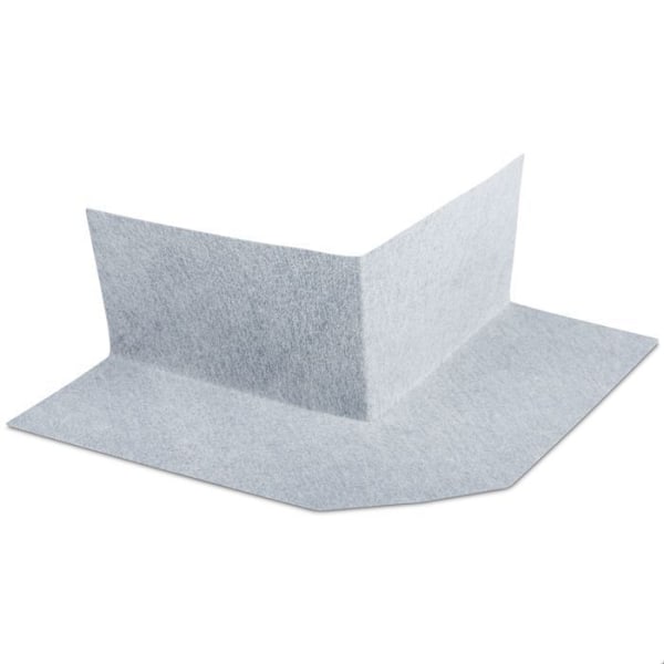 3D non-woven yttre hörn, tätningshörna för balkong, badrum, dusch, LEVEL+ G03 - 10 stycken Grå