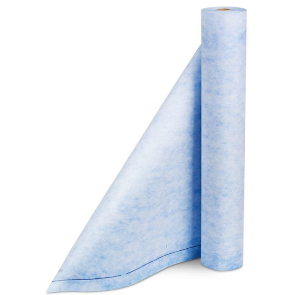 Vattentätande membran Non-woven vattentätning under kakel Sanitetsgolv Vattentät PP1000 - 60m Blå