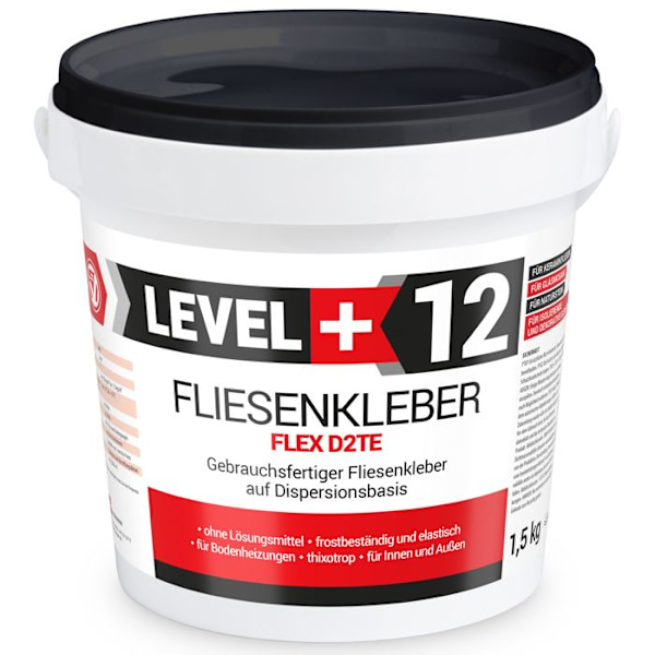 Kakellim Färdigt att använda Dispersionslim Flexibelt bruk RM12 - 1,5KG