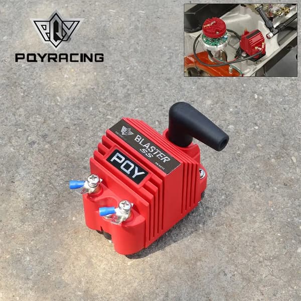 PQY Universal Blaster Ss 12V Högeffekts Extern Hane E-Core Tändspole Med Kit Adapter PQY-EIC00-K