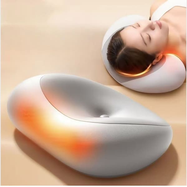 Memory Foam Cervical Nackkudde för Smärtlindring och Ryggradsjustering Blå Blå