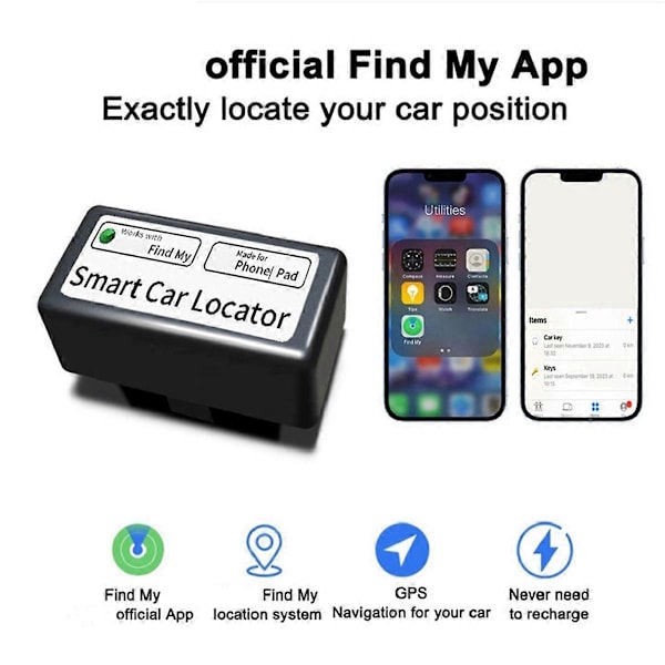 Mini Tracker för Bil OBD2 GPS-lokalisator med Hitta Min APP