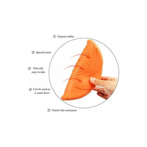 Hundfrisbee, 2 st, för lek och sport