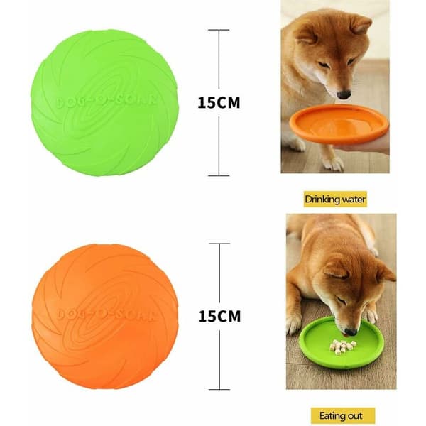Hundfrisbee, 2 st, för lek och sport