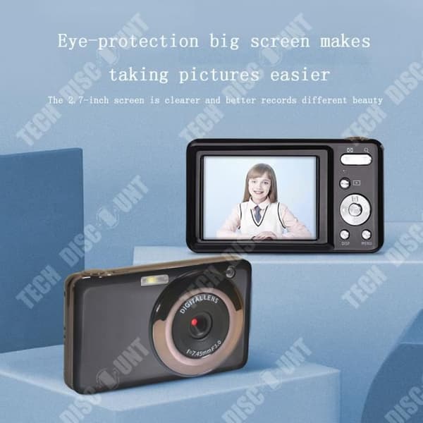 Digitalkamera - TD® - Student - 48 MP - 8x optisk zoom - 2,7 tums skärm