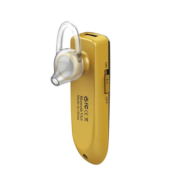 K20 Bluetooth hörlurar trådlös öronsnäcka 60 dagars ställ Guld Gold