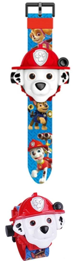 Paw Patrol klocka med projektorfunktion, 24 bilder, julklapp