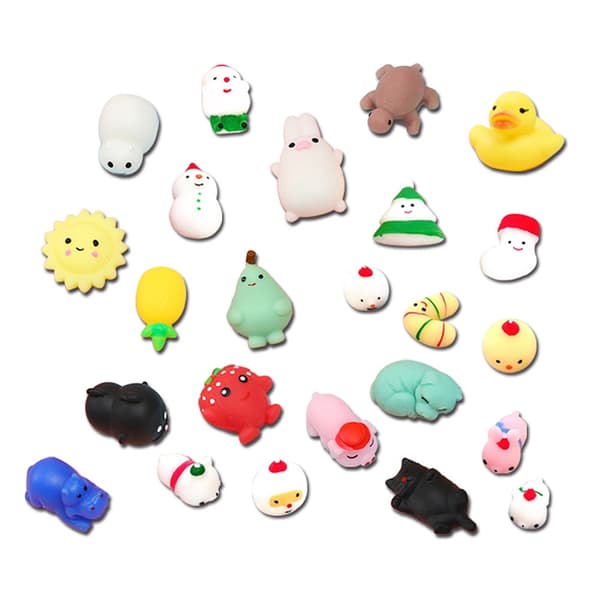 24 Dagars Julkalender Mochi Djur Squishy Leksaker Julklappar