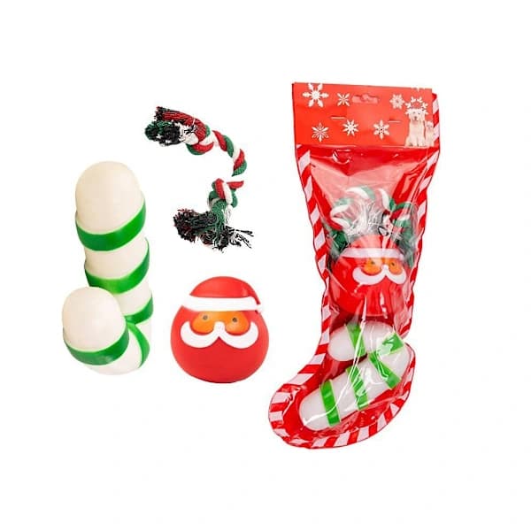 Hundleksaksset hundben 3 st mix leksak julklapp[CO]