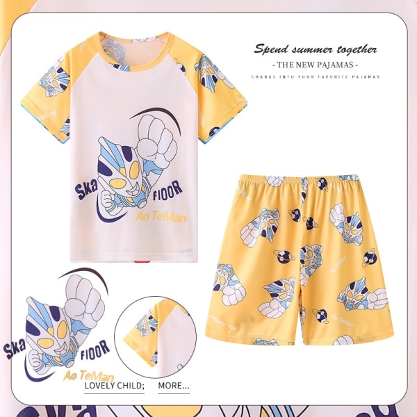 2023 ny sommar print pyjamas barnkläder set style1 16