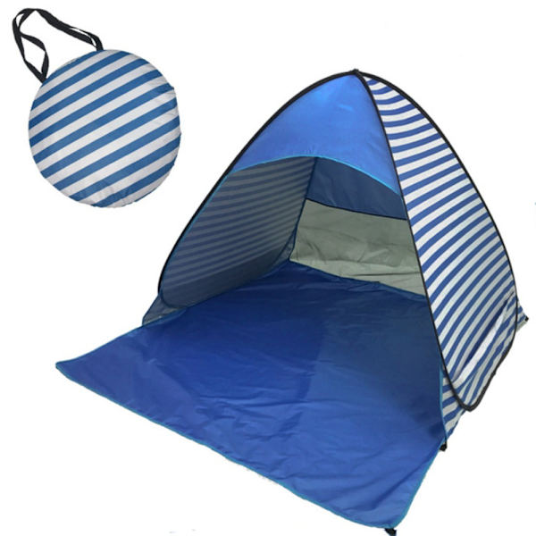 Tält Shade Strandtält MÖRKBLÅ RAND MÖRKBLÅ RAND dark blue stripe