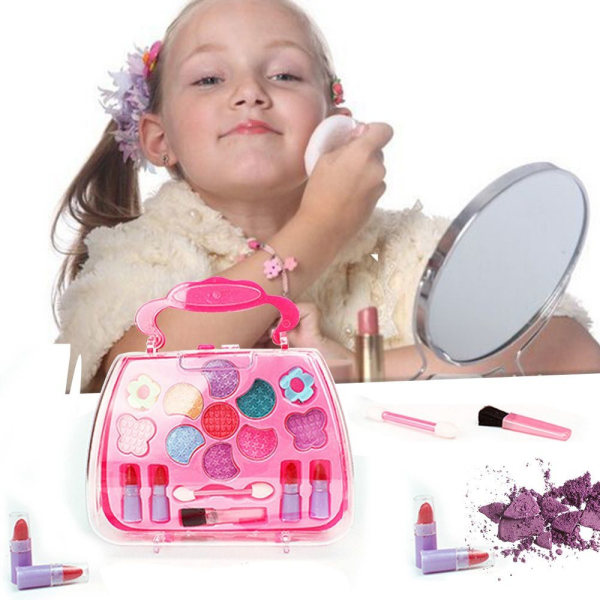 Barn Flickor Makeup Set Miljövänlig kosmetisk leksak